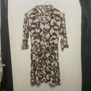 Valija Gitana 3/4 Sleeve Mini Dress Sz XS